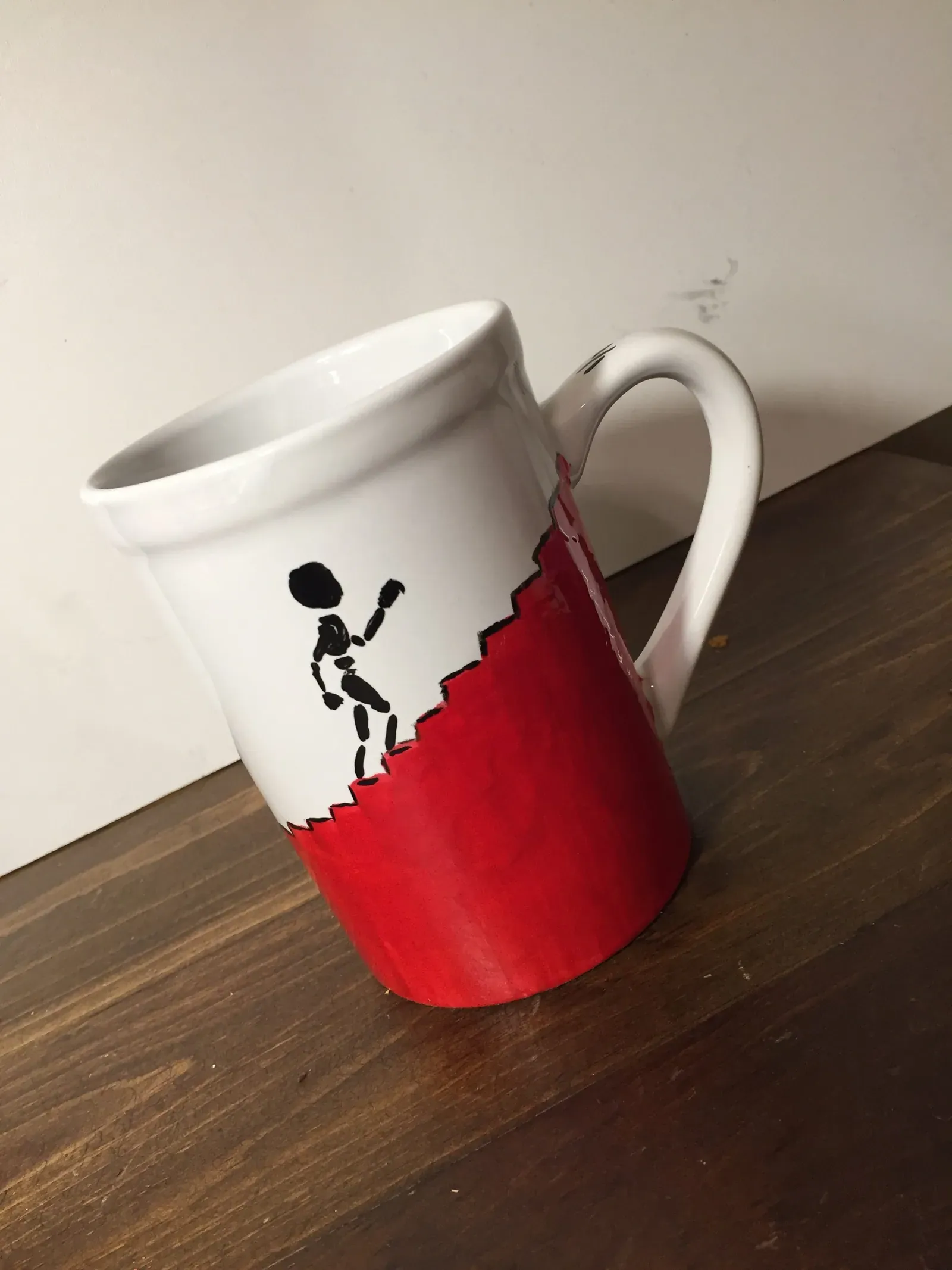 painting on coffee mugs