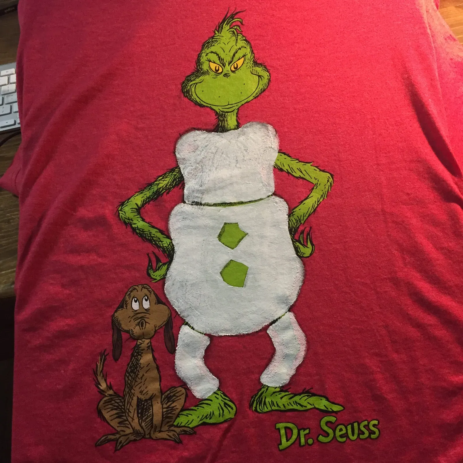 the Grinch in a costume