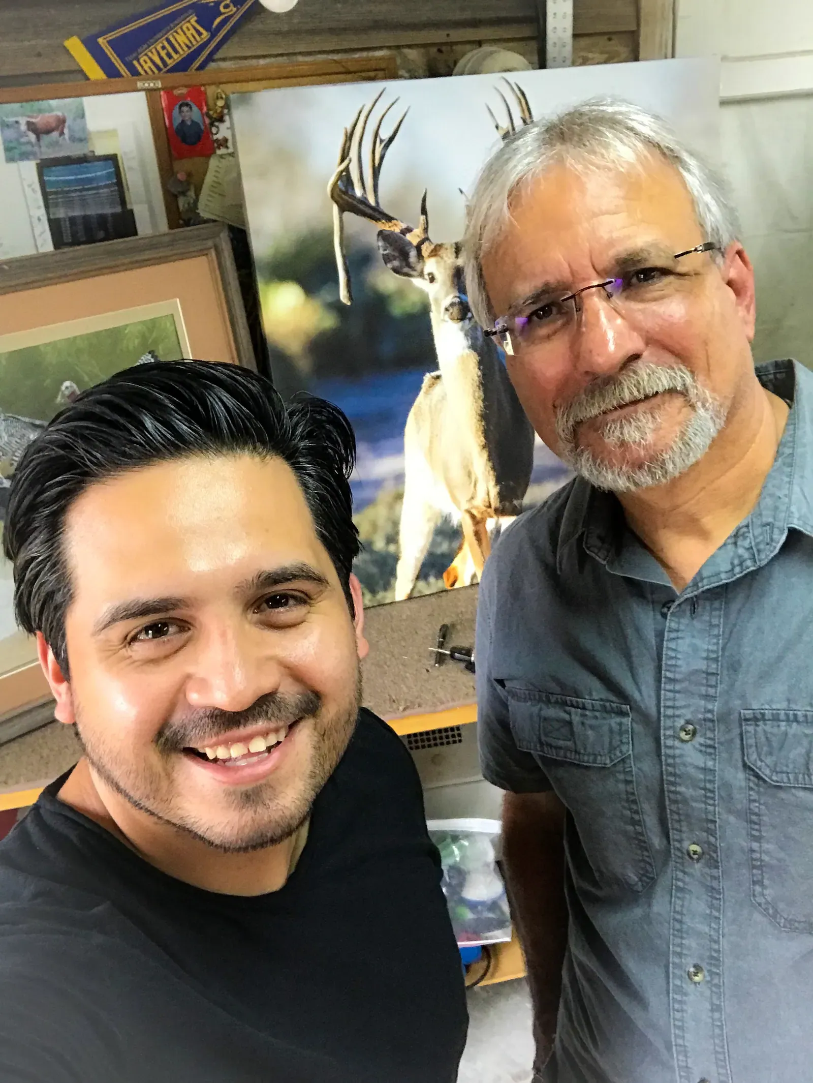 Interviewed artist Amando Chapa
