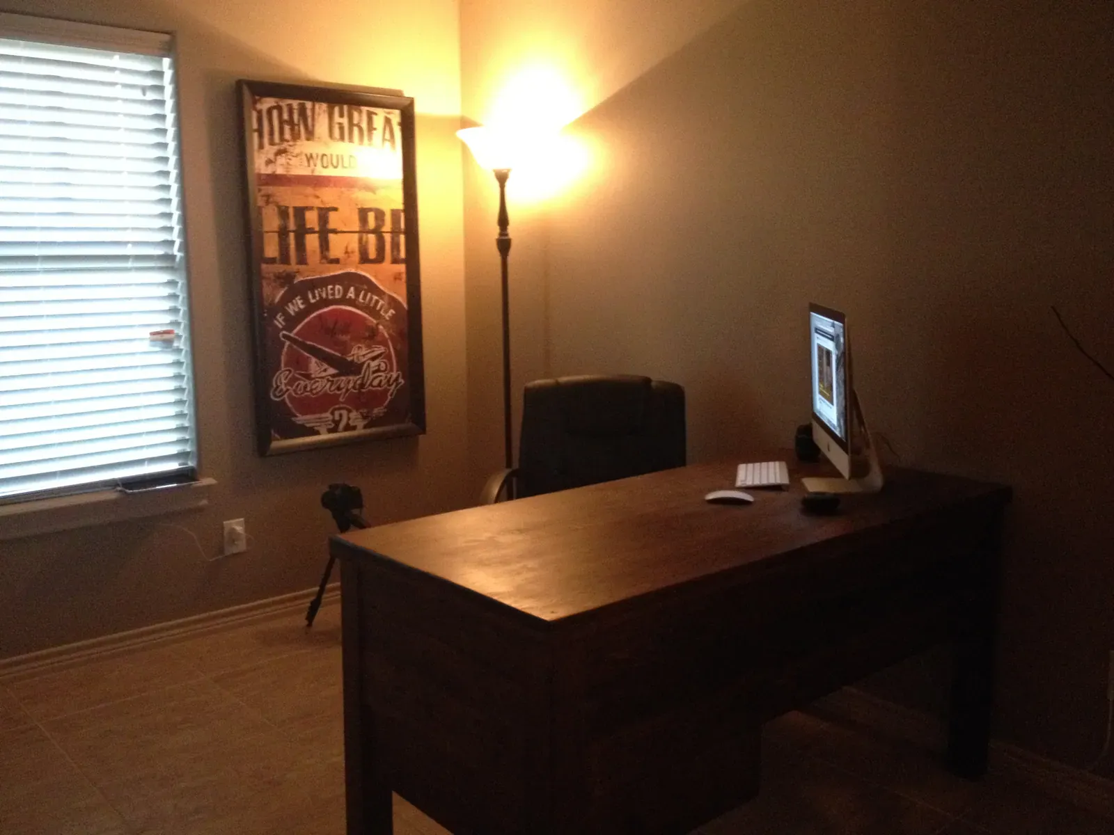 a creative space at home