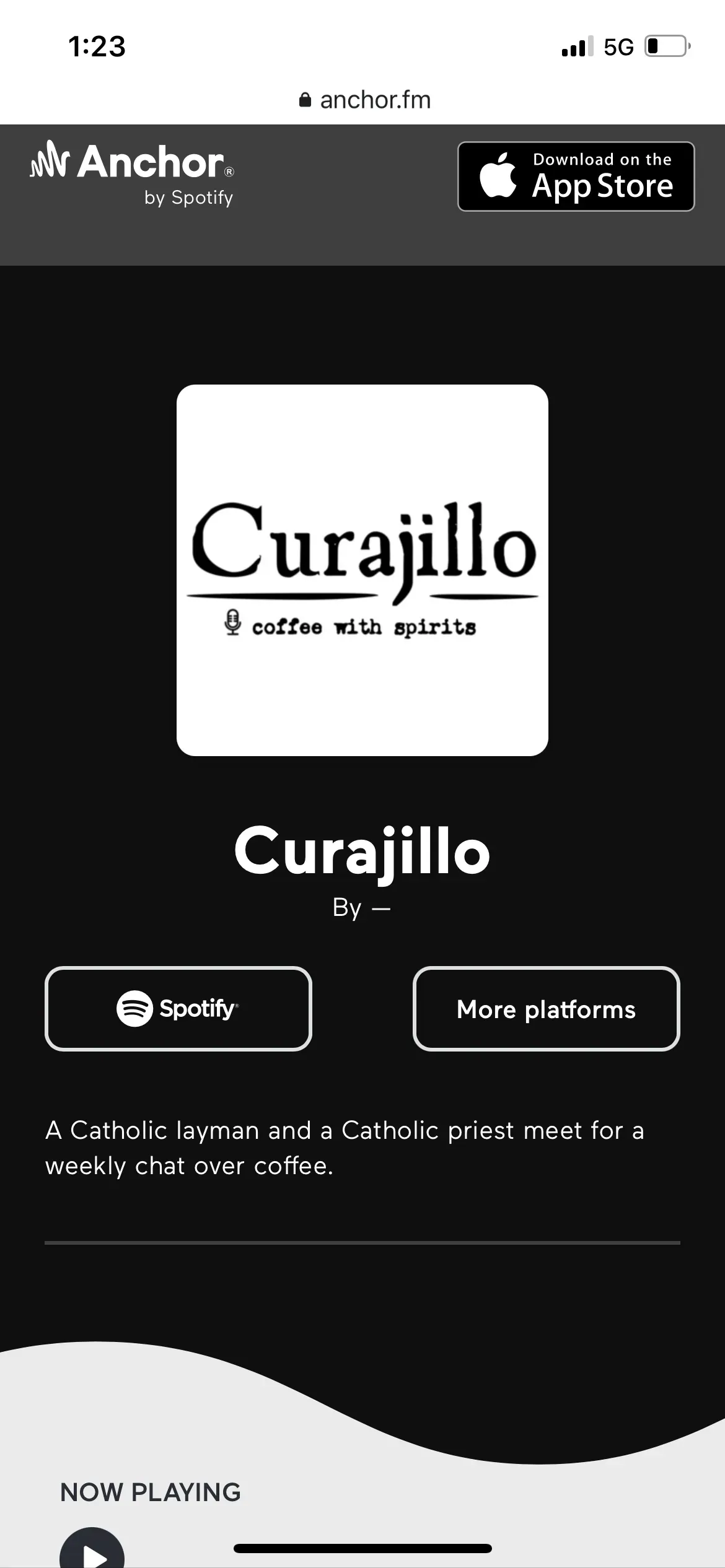 Launched the Curajillo Podcast w/ Fr. Joe Cadena