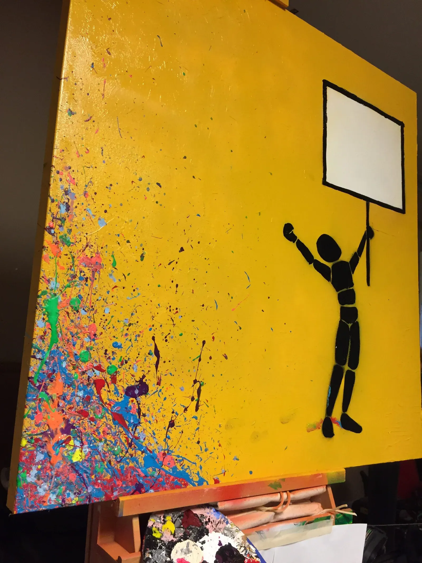 “Do Not Fear” painting