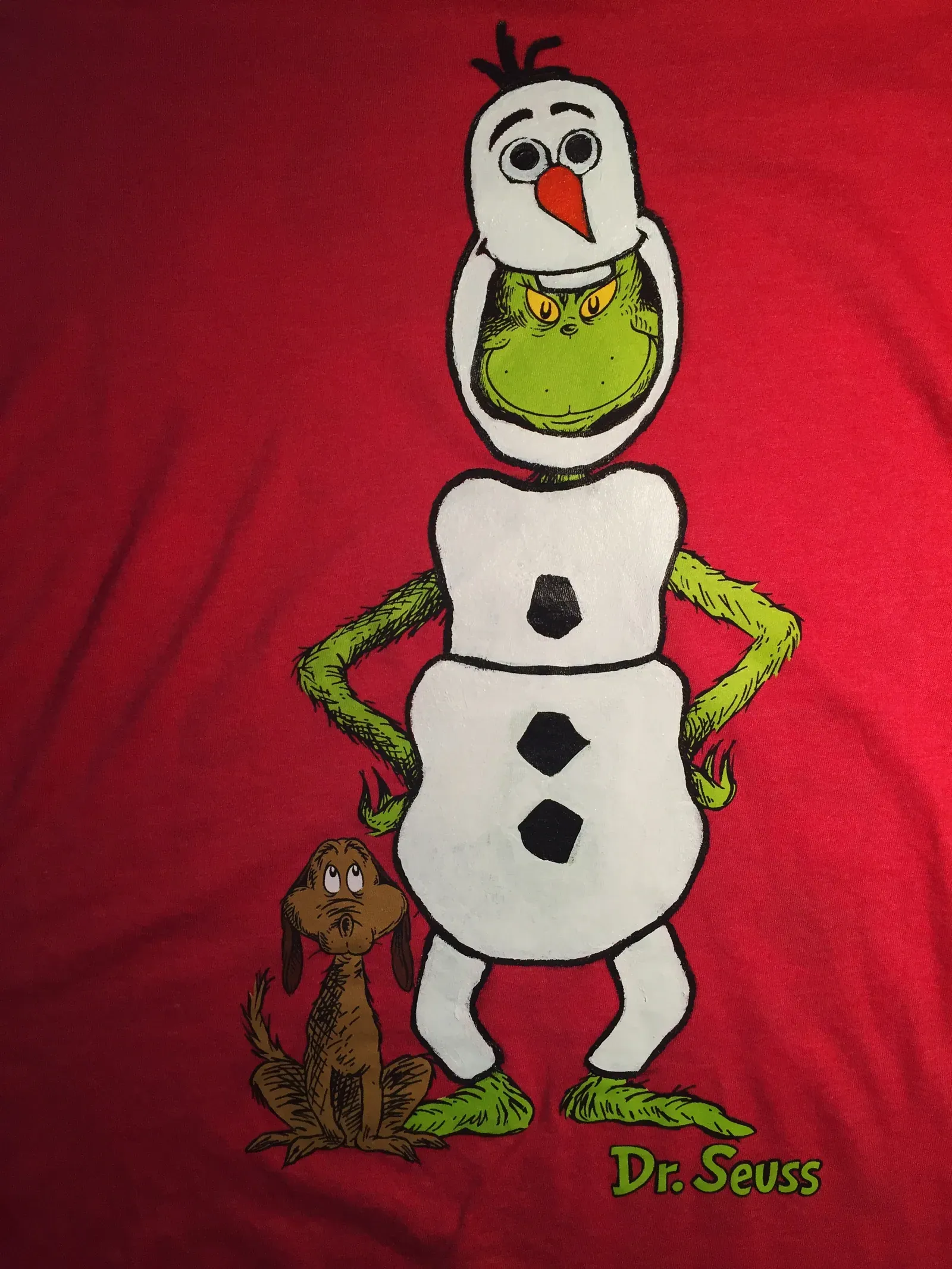 the Grinch in a costume