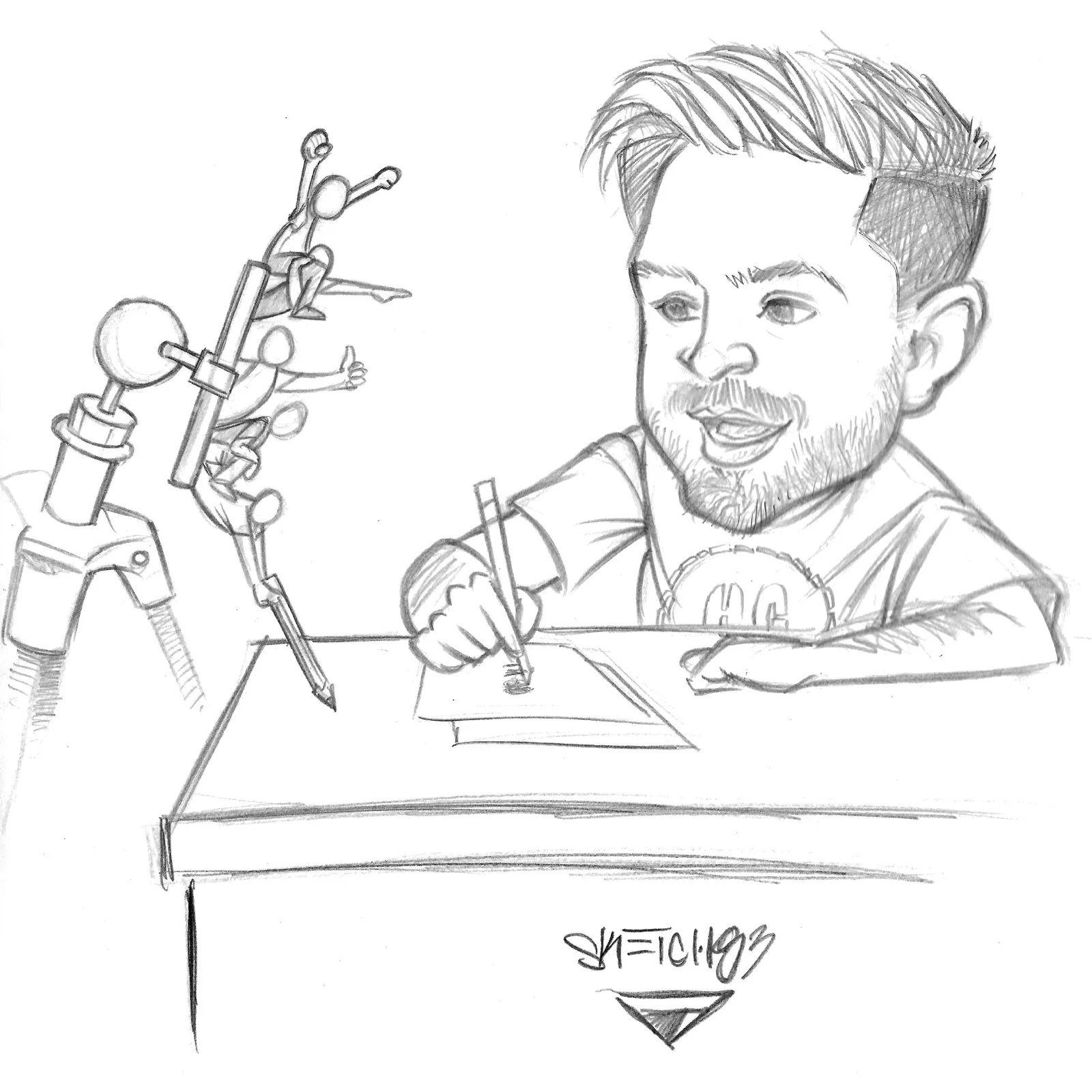 LIVE drawing on Meerkat