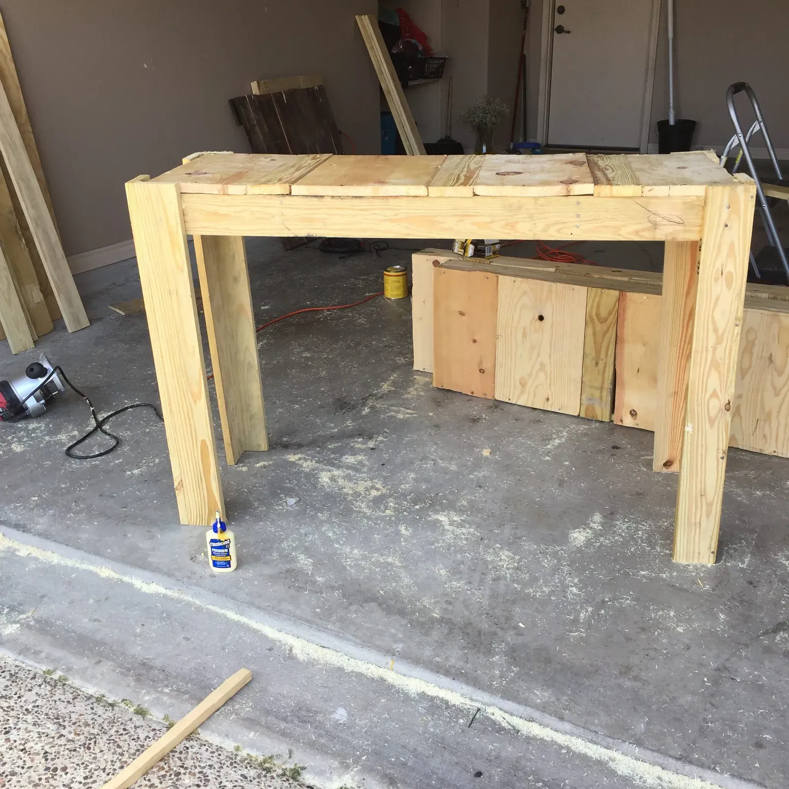 building the happy guy display