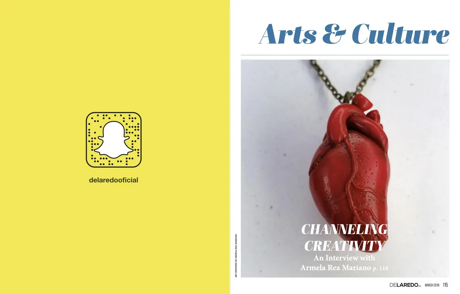 Interviewed artist Armela Rea Mariano