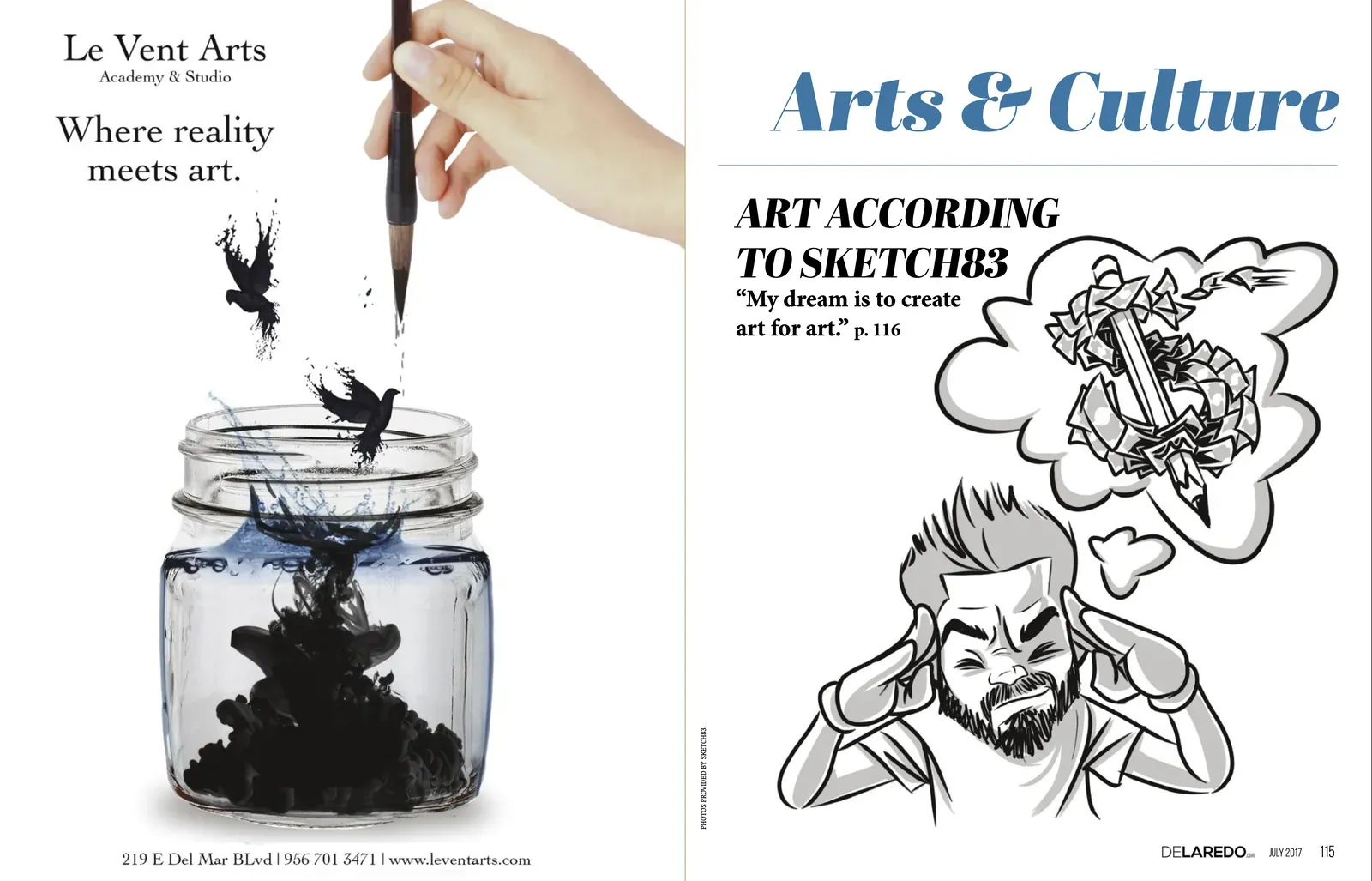 Interviewed artist Carlos Rene Ramirez Jr. (Sketch83)