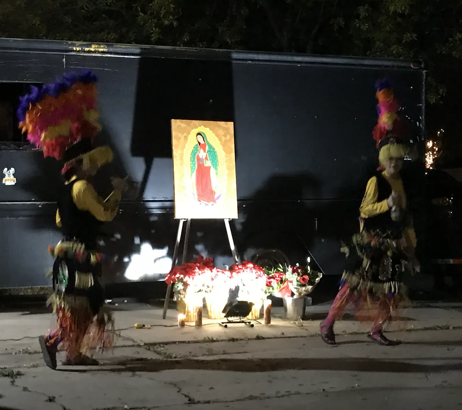 Virgen Mary painting