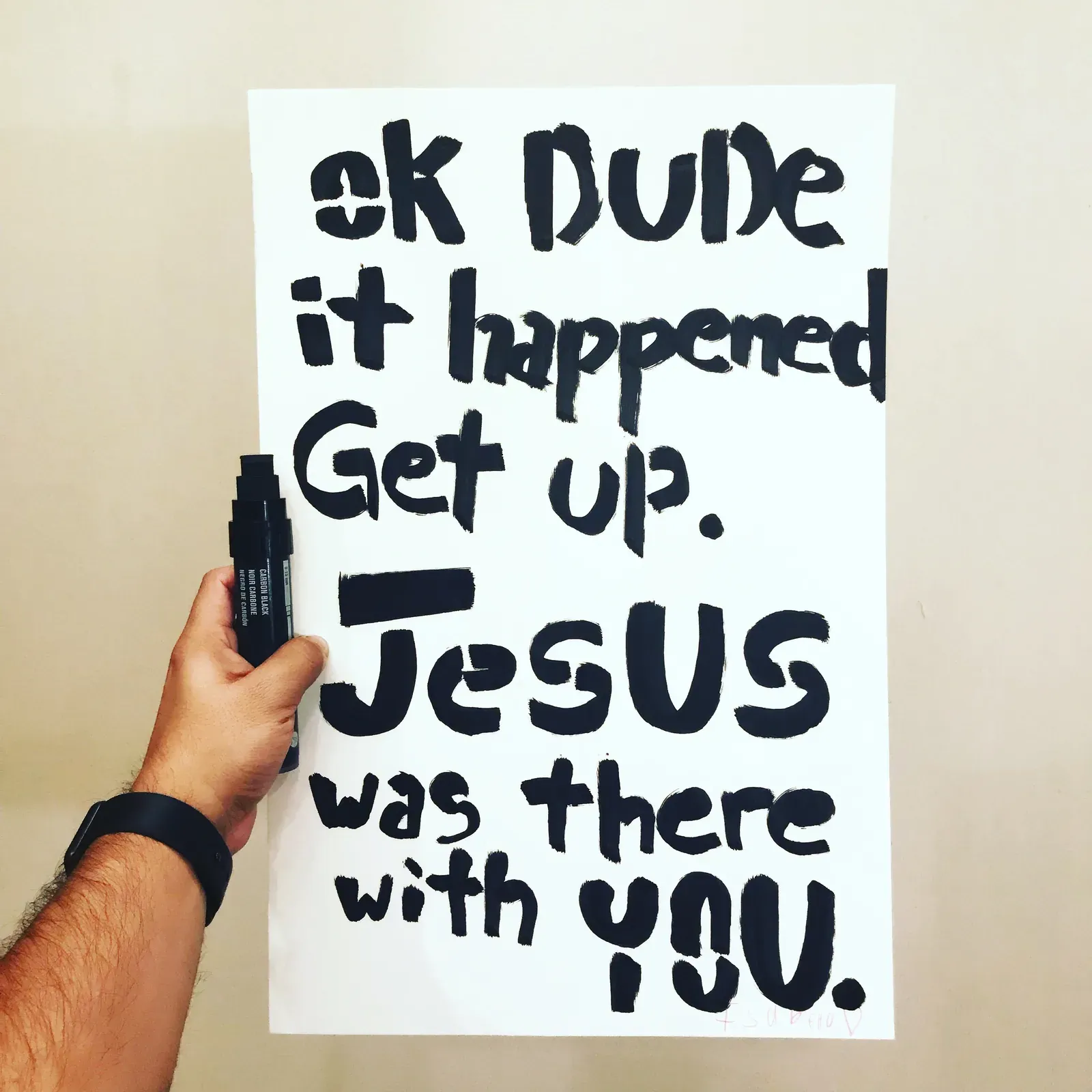Hand-lettered Thoughts