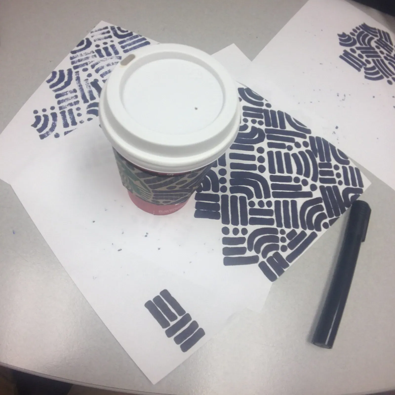 developing this doodle pattern