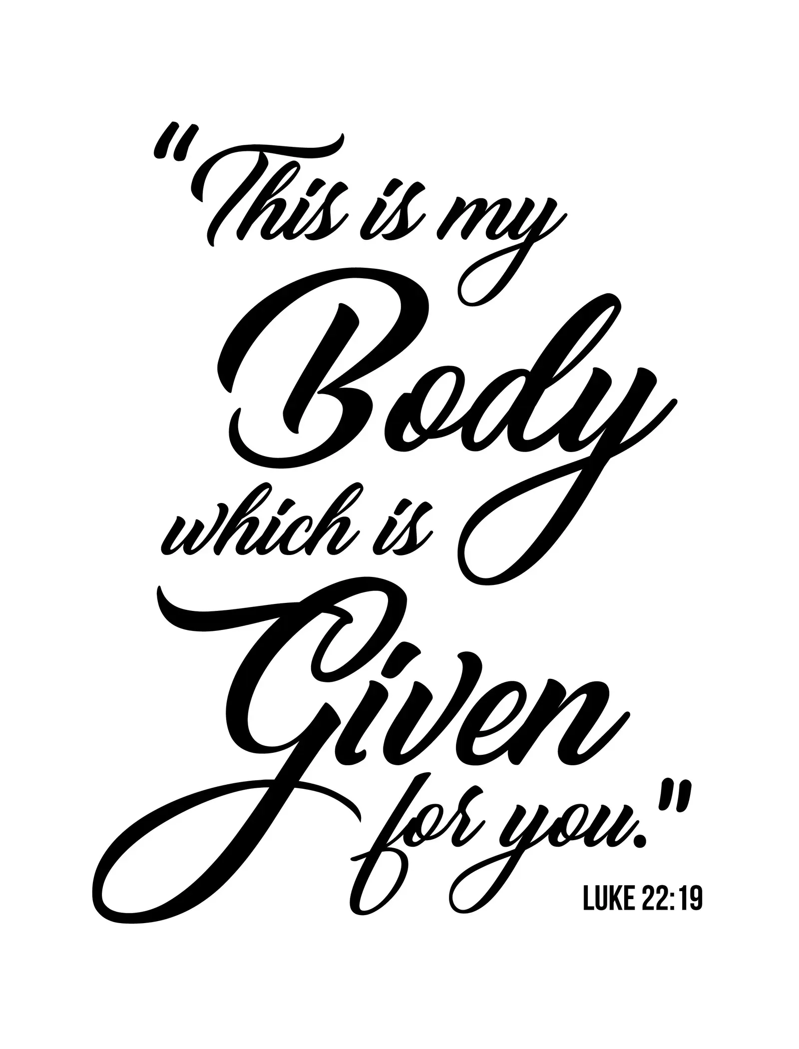 Scripture at Chapel