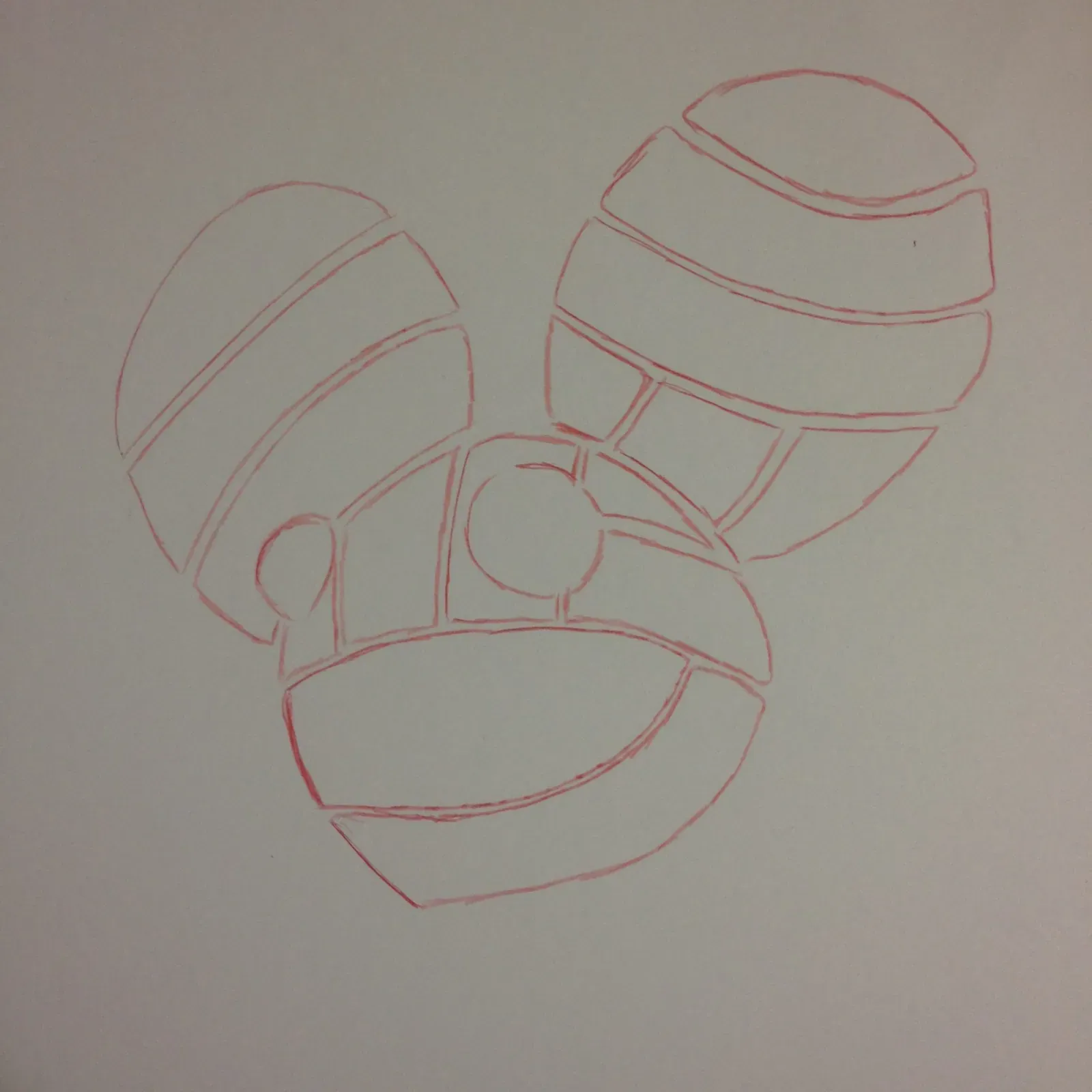 patterned Deadmau5 mask