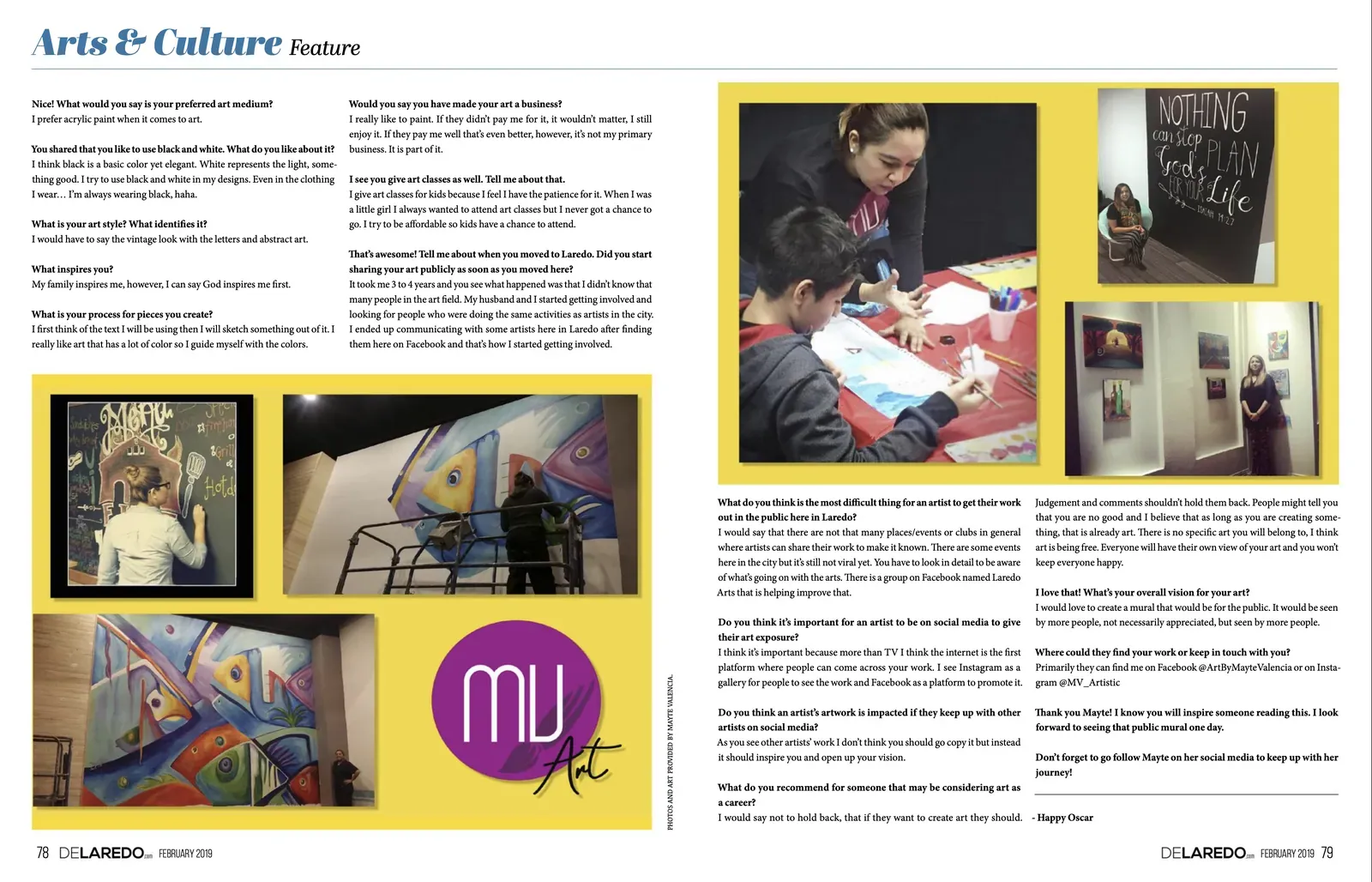 Interviewed architect/artist Mayte Valencia