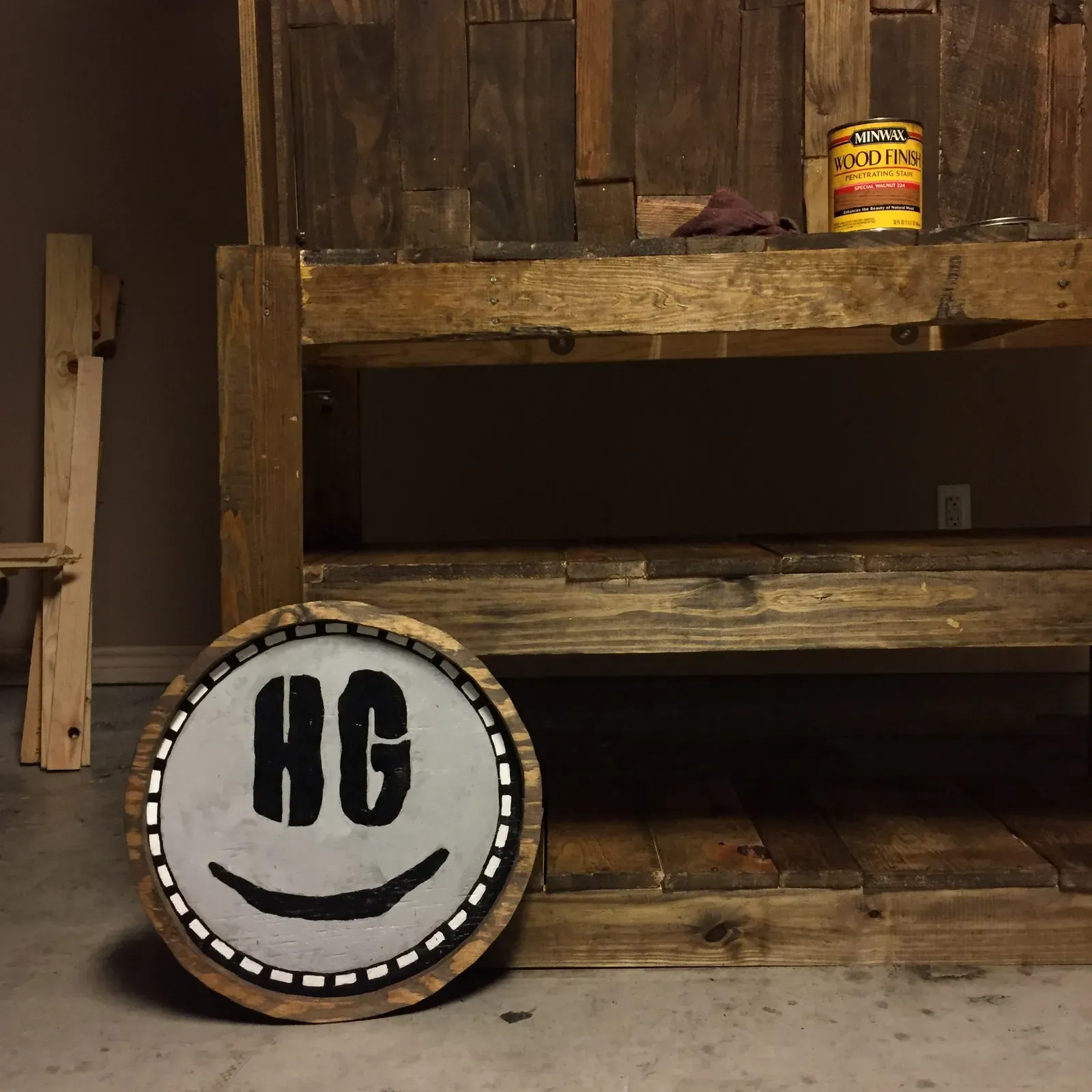 building the happy guy display