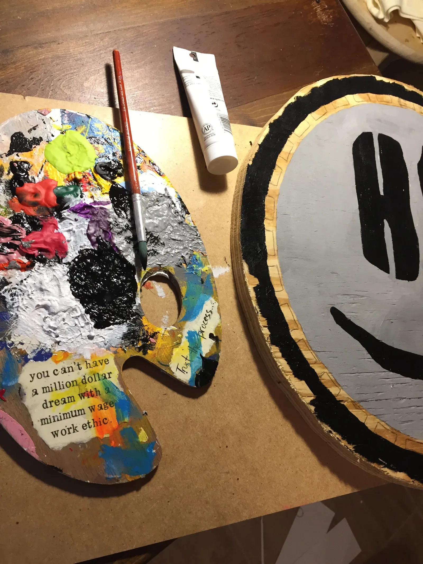 building the happy guy display